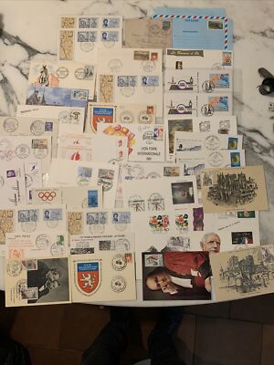 Lot De Cartes Et Enveloppes Premier Jour France Et Divers