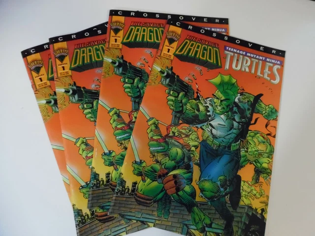 MIRAGE teenage mutant ninja turtles SAVAGE DRAGON CROSSOVER #1 - LOT OF 4 COMICS