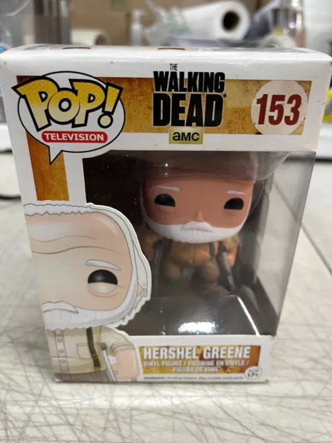 Funko Pop 153 Walking Dead Hershel Greene - New - Box Damaged