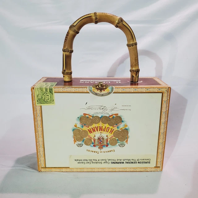 Vintage H. UPMANN Fabrica de Tabacos Cigar Box Purse Dominican Republic