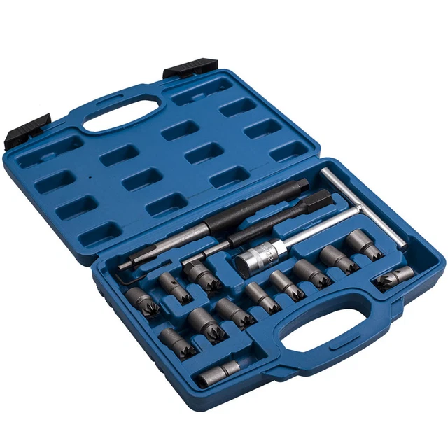 Vvikizy Kit de nettoyage de siège d'injecteur brosse universelle - et