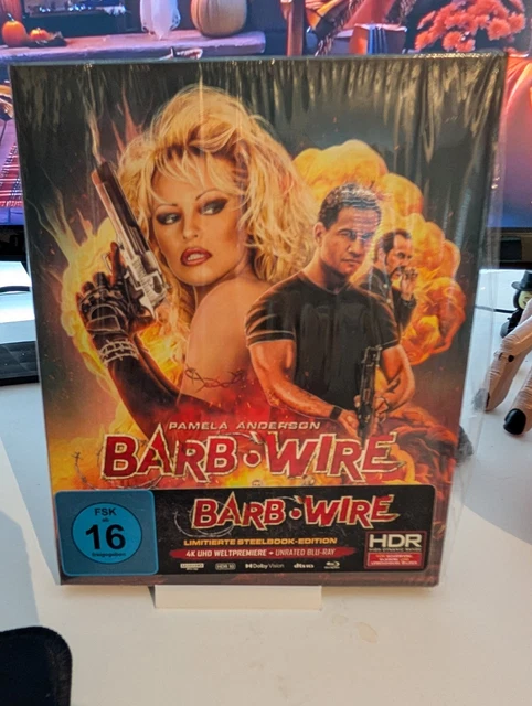 BARB WIRE (1996) 4K UHD Blu-ray Steelbook Pamela Anderson OOP