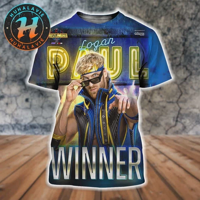 LOGAN PAUL BEATS AJ Styles WWE WrestleMania 41 2025 Winner TShirt £16.
