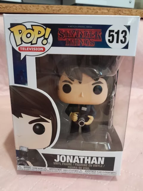 Stranger Things Jonathan Byers Kamera Funko Pop 513 SELTEN + Schutz + KOSTENLOSES GESCHENK