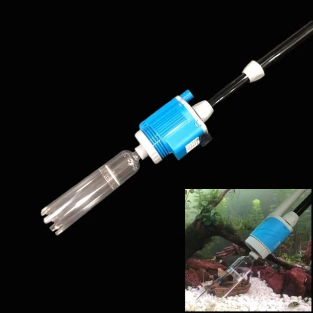 Handheld Gravel Cleaner Nozzle Accessories  Electric Water Changer Pump Siphon