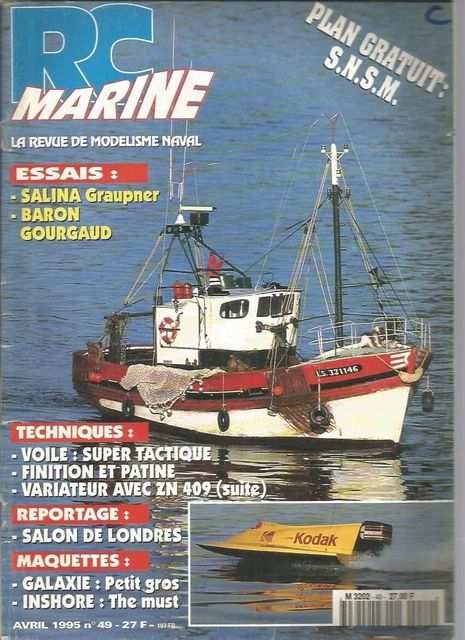 RC MARINE Magazine N°23 + Plan De Bateau 
