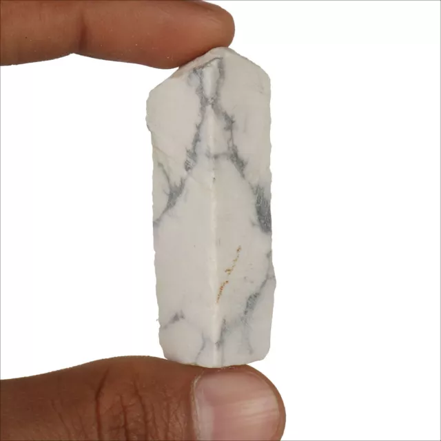 Naturel Blanc Howlite 99.35 Ct. EGL Certifié Forme Libre Pierre Précieuse