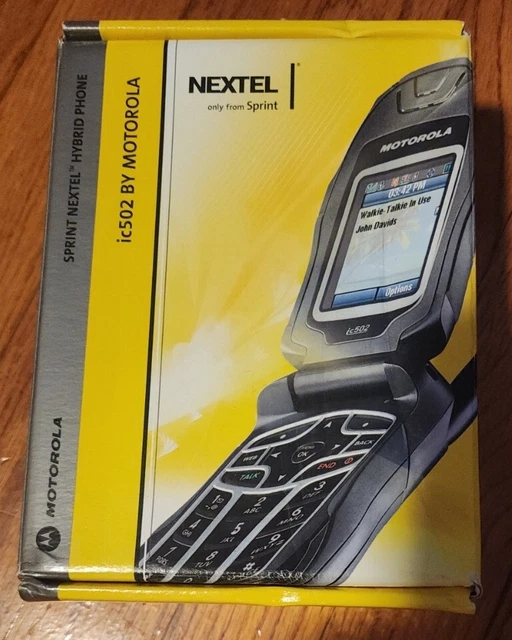 MOTOROLA BUZZ IC502 Sprint Nextel Walkie Talkie Cell - Brand New
