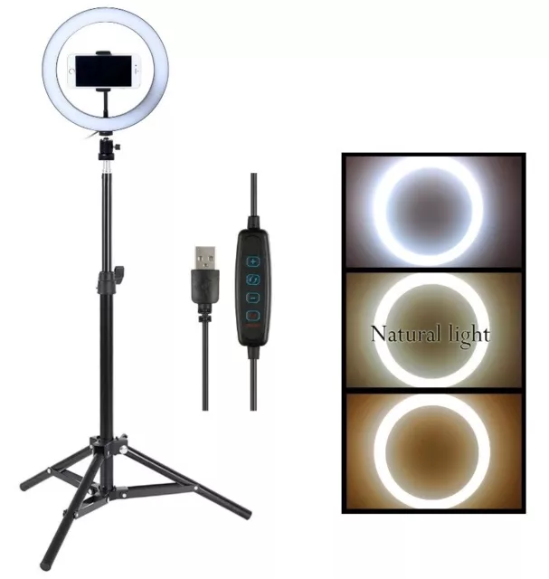 ANILLO DE LUZ LED Aro para fotografía maquillaje video 26cm + Tripode EUR 25,90 - PicClick FR ANILLO DE LUZ LED Aro para fotografía maquillaje video 26cm + Tripode EUR 25,90 - PicClick FR