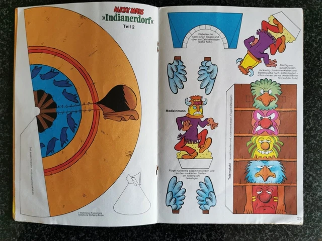 Micky Maus Comic Heft 1979 Nr 39 incl. Beilage 2