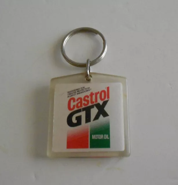 Castrol GTX Motor Oil Key Chain Plastic