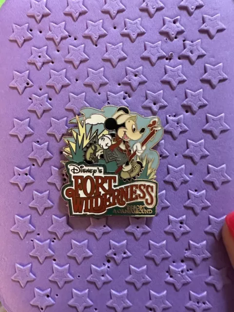 Disney World WDW Pin Fort Wilderness Resort Hiking Mickey