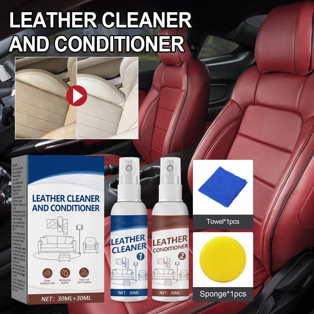 Leather Cleaner and Conditioner Leather Refurbishing Cleaning Cream F