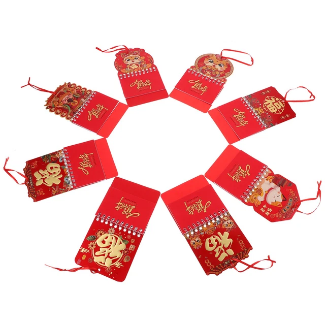 8PCS DAILY WALL Calendars Hanging 2025 Calendars for Wall Home Gift