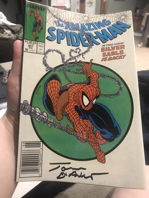 Amazing Spider-Man #301 Newsstand Signed Tom Defalco