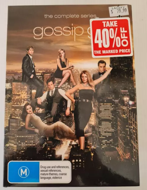 GOSSIP GIRL THE Complete Series DVD Seasons 1 2 3 4 5 6 Box Set FREEPOST  $21.95 - PicClick AU