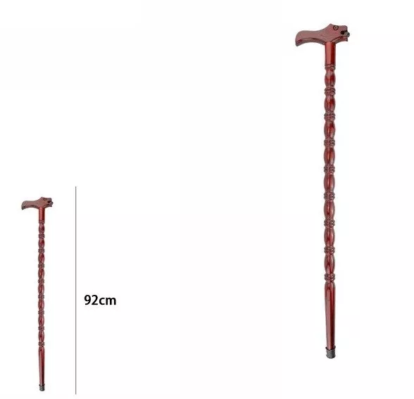 Bastone Da Passeggio Per Anziani Disabili Legno Lunghezza 92cm 65548 dfh