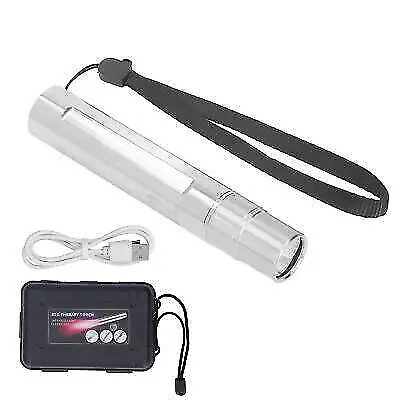 Portable Infrared Light Therapy Flashlight for Healing Stainless Steel