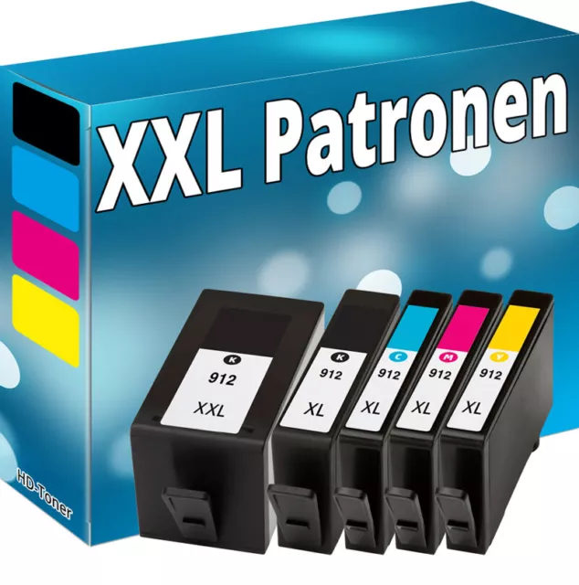 CARTUCCE INCHIOSTRO per HP 912 XXL 912 XL OfficeJet 8012 8014 8015 Pro 8022 8023 8024