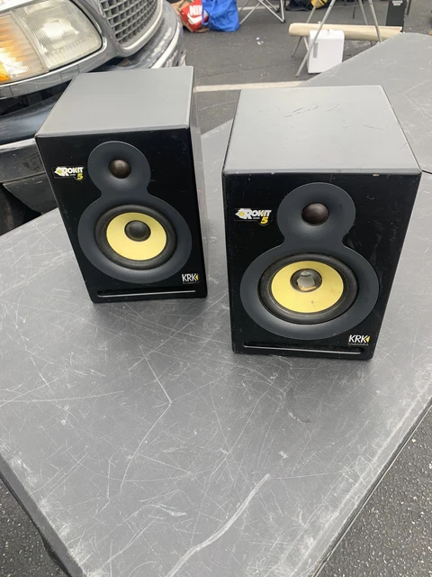 KRK Rokit 5 Studio Monitor Speakers A Pair! For Parts!