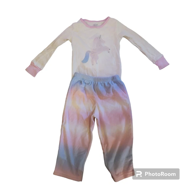 Carters' Baby Girl Outfit Pastel Rainbow Size 2T