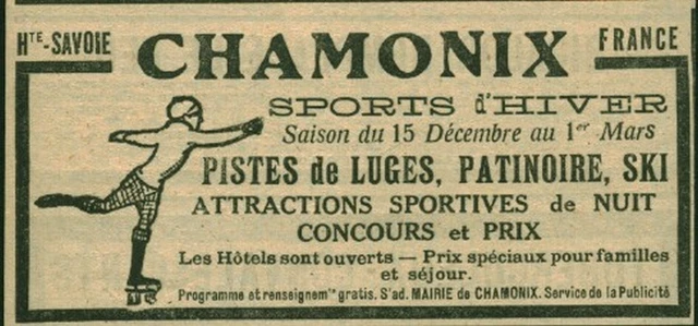 Affiche ancienne originale Winter sports in France - Jean LÉGER