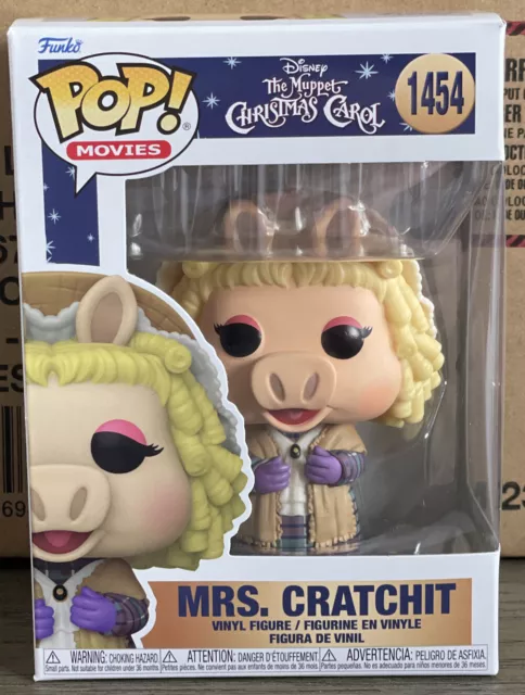 Funko POP! Disney: The Muppet Christmas Miss Piggy (Ms. Cratchit) 4.25-in  Vinyl Figure