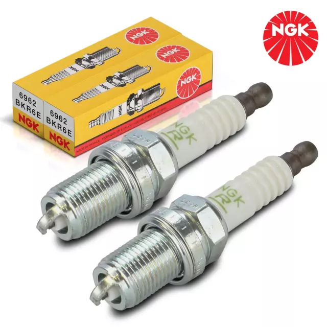 NGK BKR6E Bougies 2x pour Audi Chrysler Dacia Kia Nissan Rover Suzuki VW