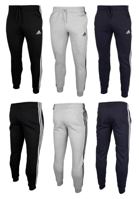 Pantaloni da jogging uomo Adidas Essentials slim 3 righe jogger pantaloni da jogging fitness