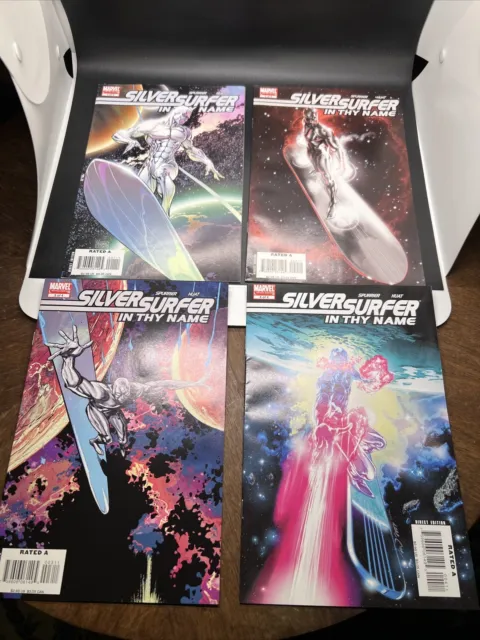 Silver Surfer In Thy Name #1-4 Marvel 2008 Full Set Turner Spurrier Huat