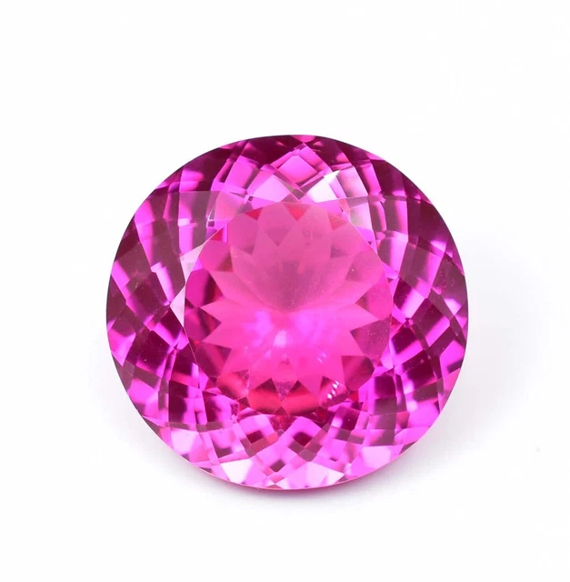Pietra Rosa PIETRA PREZIOSA SCIOLTA AAA + zaffiro rosa reale naturale taglio ...