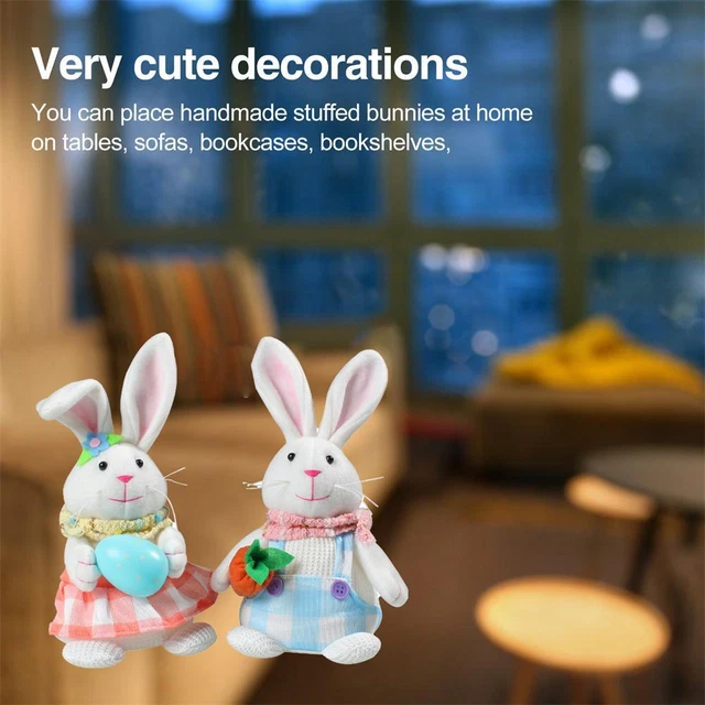 Luminous Plush Bunny Rabbit Doll Rabbit Stuffed Animal Decorxp Easter