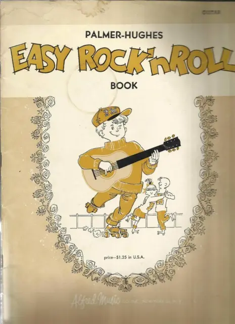 Palmer Hughes Easy Rock n Roll Book Guitar Sheet Music Children's Rock 1961