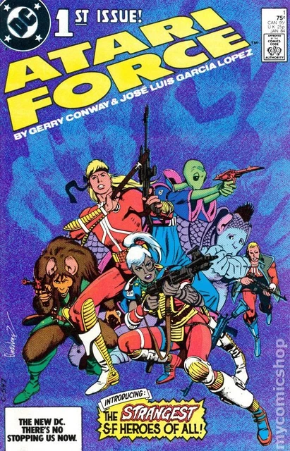 Atari Force #1 FN/VF 7.0 1984 Stock Image