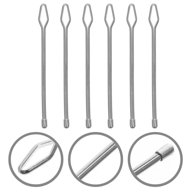 6 Pcs Drawstring Threader Tool household tools Tweezers Crafting