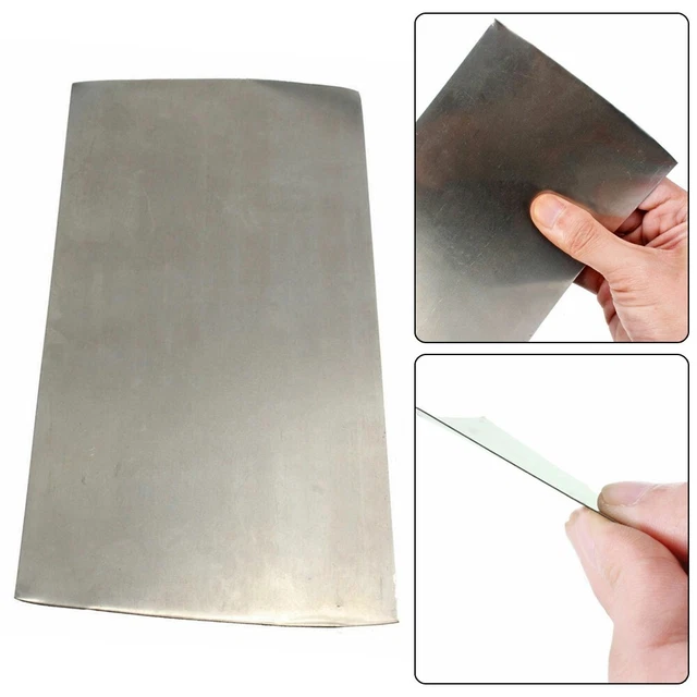 Foglio Di Acciaio Inossidabile 304 – Largo 100 Mm, Lungo 1 Metro, Spessore Da 0,01 A 0,3 Mm