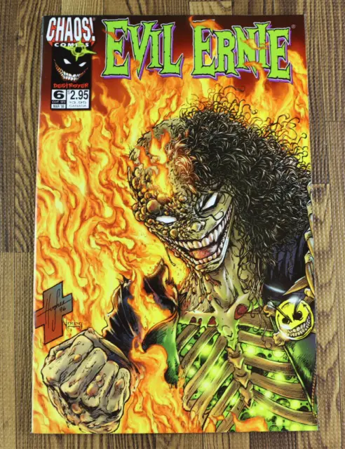 1998 Chaos Flip Comics Evil Ernie Destroyer #6 First Printing VF/VF+