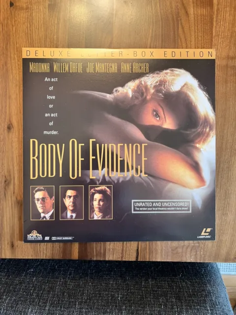 Body of Evidence Laserdisc LD Madonna Uncensored