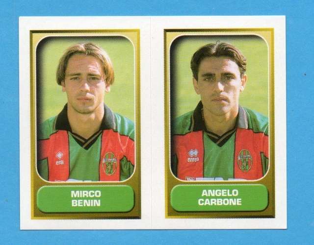 Carte De Collection Football Marco Materazzi - Perugia 2001 - Mundicromo - Excellent état
