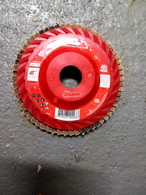 JOSCO 127mm 40 GRIT CERAMIC FLAP DISCS