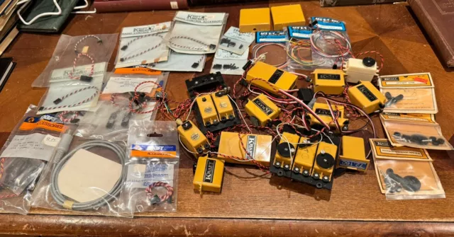 Huge Lot Kraft Servos And Accessories For R/c System Vintage Model Airplane