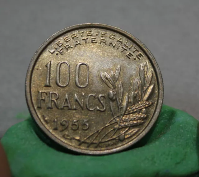 Monnaie france 100 francs 1955 Cochet à voir belle patine sup +++ ( 3 )