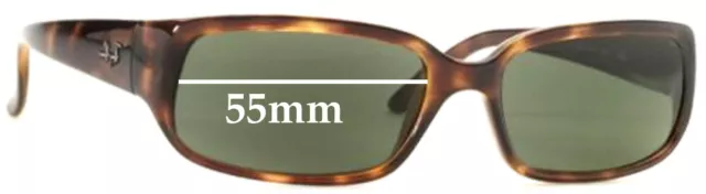 SFx Replacement Sunglass Lenses fits Ray Ban RB4055 - 55mm Wide