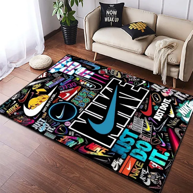 Nike Rug, Nike Color Rug, Sneaker Rug, Just Do It, Sneaker Design Rug Sneakers