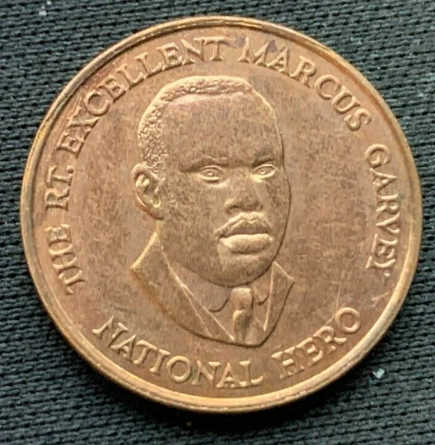 1995 Jamaica 25 Cents Coin UNC  High Grade World Coin   #B1367