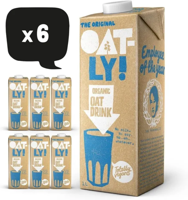 Oatly Oatly Oat Drink Organic 1 Litre - Pack of 6