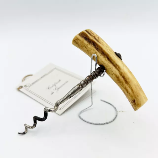 Cavatappi antico inglese da collezione d'epoca 900 corkscrew vintage tirebouchon