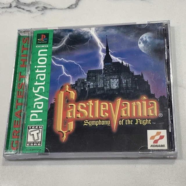 CASTLEVANIA SYMPHONY OF the Night (PS1, 1997) NM Disc Complete CIB