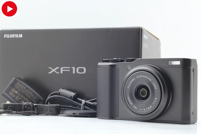 [TOP MINT in Box] Fujifilm Fuji XF10 24.2MP Compact Digital Camera Black f JAPAN