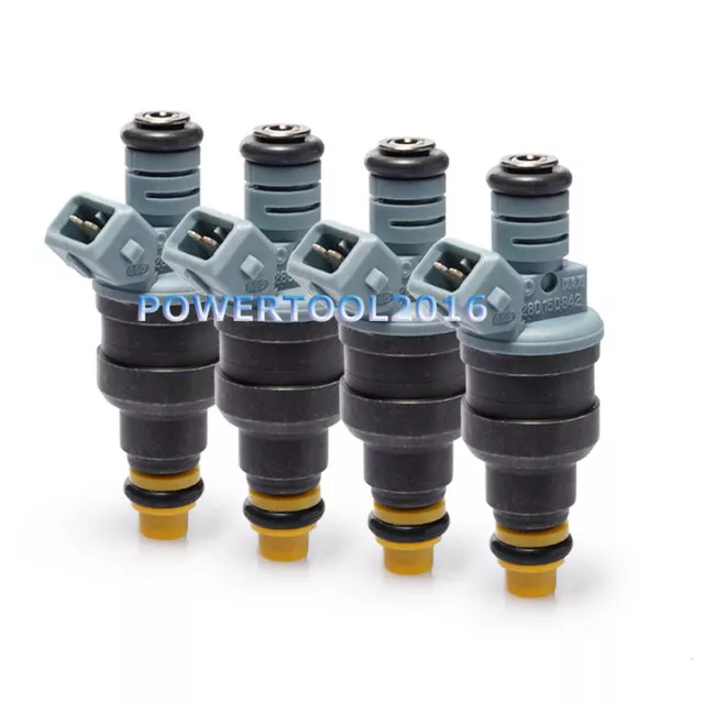 4 pcs/set 1600cc Fuel Injector 0280150842 for MAZDA RX7 Audi Chevy Buick Ford